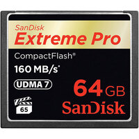 SanDisk Extreme Pro 64GB Compact Flash 160MB/s Memory Card