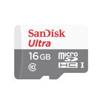 SanDisk Ultra 16GB microSDHC UHS-I 80MB/s Memory Card with No Adapter - V10