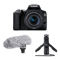 Canon 200D II DSLR + EF-S 18-55mm STM Lens - Vlogging Kit