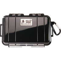 Pelican 1050 Micro Case - Black with Solid Lid