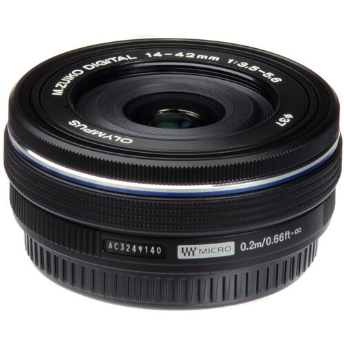 M.Zuiko 14-42mm F/3.5-5.6 EZ Black Lens For Olympus & Panasonic Micro Four Thirds