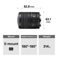 Sony FE 8-14mm F3.5 Fisheye G Lens