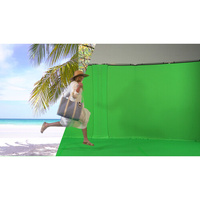 Manfrotto LL LB7781 Chroma-Key Vinyl Background - Green, 9 x 19.7'