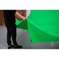 Manfrotto LL LB7781 Chroma-Key Vinyl Background - Green, 9 x 19.7'