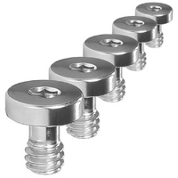 Kondor Blue Replacement 1/4 inch & 3/8 inch Screws for our Mini Quick Release Plates (1/4 inch-20 Short) - 5 pack