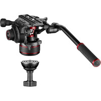 Manfrotto 608 Nitrotech Fluid Head with 645 Fast Twin Carbon Fiber Tripod System and Bag