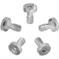 Kondor Blue Replacement 1/4 inch & 3/8 inch Screws for our Mini Quick Release Plates (1/4 inch-20 Short) - 5 pack