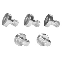 Kondor Blue Replacement 1/4 inch & 3/8 inch Screws for our Mini Quick Release Plates (1/4 inch-20 Short) - 5 pack