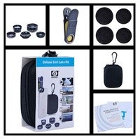 Apexel 5 in 1 Clip on Lens Kit