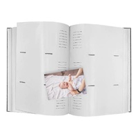 Profile Plush Linen Grey 300 4x6 Photos Slip In Photo Album