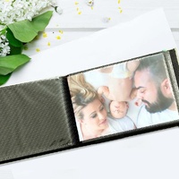 Profile Citi Leather Black 6x8" 60 Photos  Slip In Album