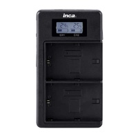 Inca USB Charger 2x Slots w/LCD - Canon NB-10L