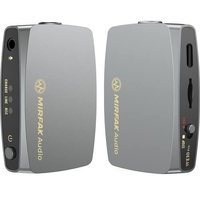 Mirfak WE10 Pro Dual Transmitter Wireless Microphone System (2.4 GHz)
