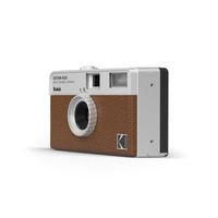 Kodak H35 1/2 Frame 35mm Film Camera w/Flash BROWN