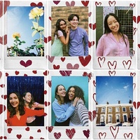 Fujifilm Instax Mini Instant Film - Heart Sketch Frame - 10pk