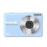 Pulse DC44 Digital Compact Camera w/32GB Card - Blue