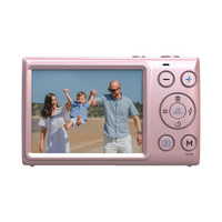 Firefly PIXUS Kit - Pink 46MP 16x Digital Zoom 2.8-inch LCD 4K Camera with 32GB MicroSD Card and Tenba Pouch