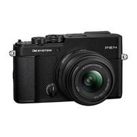 OM SYSTEM PEN Mirrorless Camera with M.Zuiko Digital 14-42mm F3.5-5.6 III Lens Kit - Black