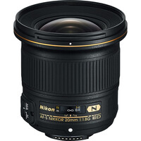 Nikon AF-S 20mm f/1.8G ED Lens 
