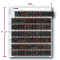 Print File 35mm Archival Storage Pages for Negatives – 100 Sheets  7 x 6 Strips