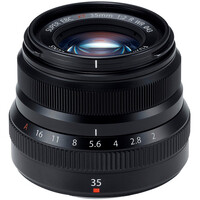 Fujifilm XF 35mm f/2.0 R WR Lens - Black 