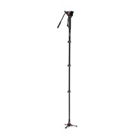 Manfrotto XPRO 4-Section Aluminium Monopod with Fluid Head & FLUIDTECH Base