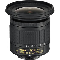 Nikon AF-P DX 10-20mm f/4.5-5.6G VR Lens