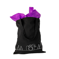 Black Christmas Tote & Gift Bag