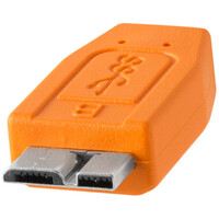 Tether Tools TetherPro USB-C to USB-MicroB Right 4.6m - Orange
