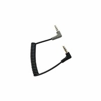 Comica 3.5mm TRS to TRRS Coiled Audio Cable Adaptor