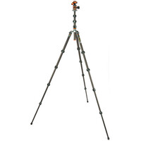3-Legged Thing Legends Bucky Carbon Fibre Tripod with AirHed VU Ball Head - Grey