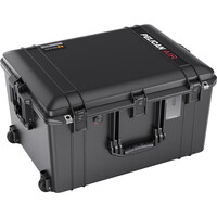Pelican 1637AirWF Wheeled Hard Case with Foam Insert - Black
