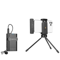 Boya BY-WM4 Pro-K3, 2.4GHz Wireless Microphone Kit for iOS 1+1