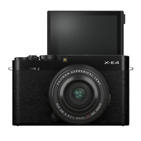 Fujifilm X-E4 Camera + XF 27mm f/2.8 R WR Lens - Black