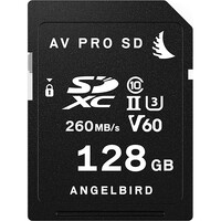 Angelbird AV Pro 128GB SDXC UHS-II 260MB/s Memory Card - V60