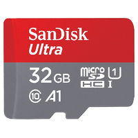 SanDisk Ultra 32GB microSD UHS-I 120MB/s Memory Card with No Adapter - V10