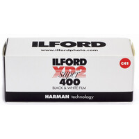 Ilford XP2 Super 400 Black & White 120 Single Roll Film - Expired