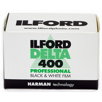 Ilford Delta 400 Professional Black & White 35mm Single Roll, 36 Exposure Film - Expired