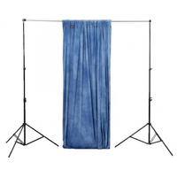 Manfrotto LA1108 Support for 3m Curtain & Roll Up Backgrounds - Metal Collars