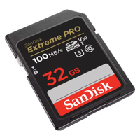 SanDisk Extreme Pro 32GB SDHC UHS-I 100MB/s Memory Card - V30