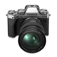 Fujifilm X-T5 Silver + XF 16-80mm f/4 R OIS WR Lens