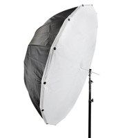 Xlite Deep Parabolic Black / White Umbrella 130cm
