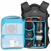 Summit Creative Tenzing 18L Small Zip Top Camera Backpack - Black