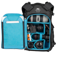 Summit Creative Tenzing 25L Medium Zip Top Camera Backpack - Black