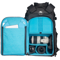 Summit Creative Tenzing 40L Large Roll Top Camera Backpack - Black