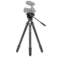 Benro Tortoise 34CLV with S4PRO Head, Carbon Fibre, Video Tripod Kit