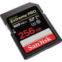 SanDisk Extreme Pro 256GB SDXC UHS-II 300MB/s Memory Card - V90
