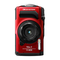 OM SYSTEM Tough TG-7 Waterproof Camera - Red