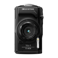 OM SYSTEM Tough TG-7 Waterproof Camera - Black