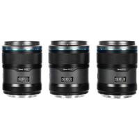 Sirui Sniper f/1.2 APSC Auto-Focus Lens Set for Fujifilm X mount - Black/Carbon